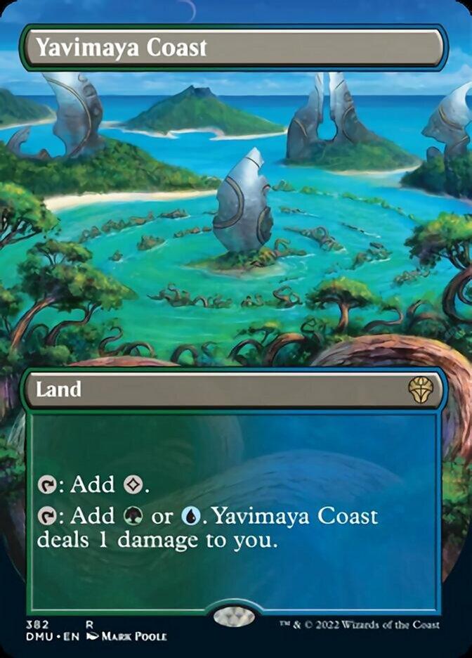 Yavimaya Coast (Borderless Alternate Art) [Dominaria United] - La Boîte Mystère ( The Mystery Box)