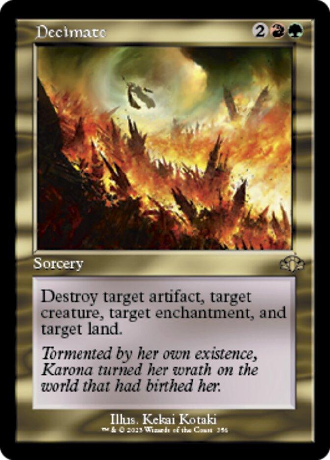 Decimate (Retro) [Dominaria Remastered] - La Boîte Mystère ( The Mystery Box)