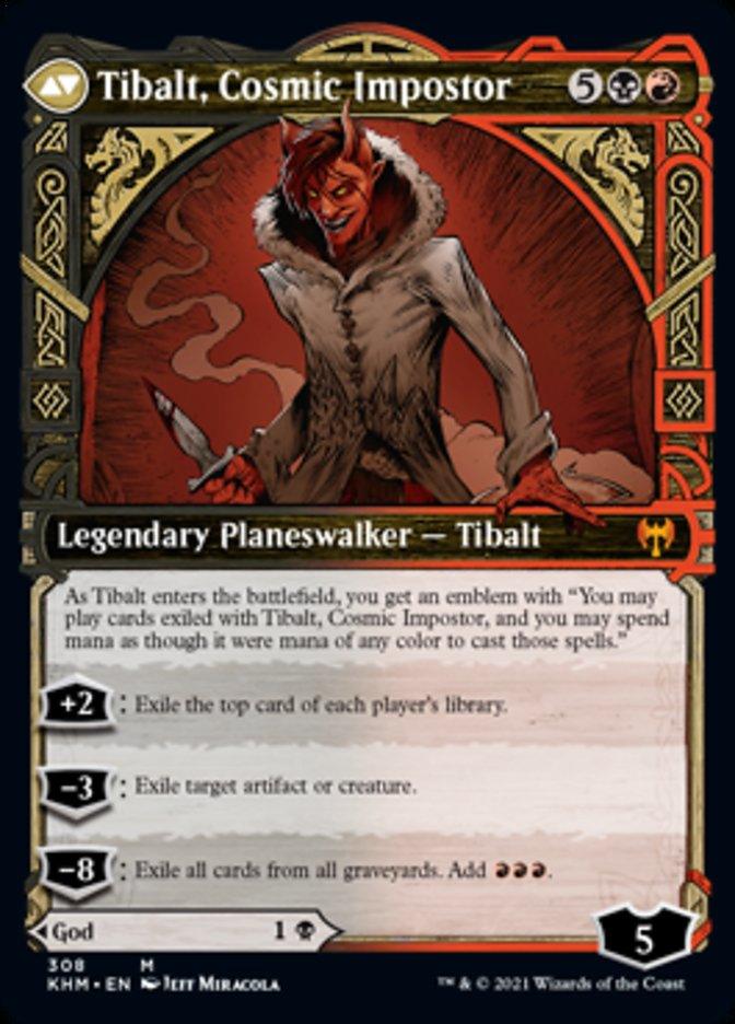 Valki, God of Lies // Tibalt, Cosmic Impostor (Showcase) [Kaldheim] - La Boîte Mystère ( The Mystery Box)