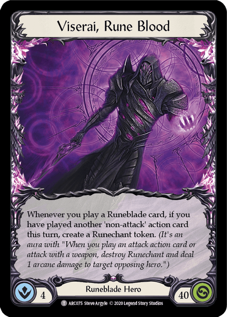 Death Dealer // Viserai, Rune Blood [U-ARC040 // U-ARC076] (Arcane Rising Unlimited) Unlimited Normal - La Boîte Mystère ( The Mystery Box)