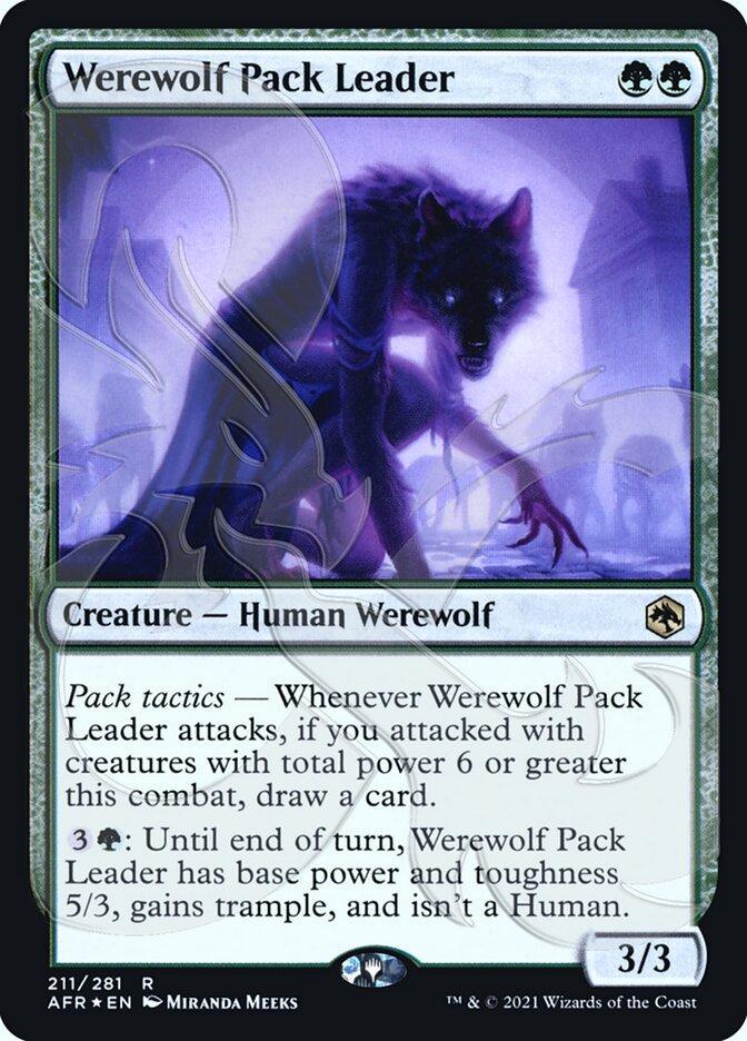 Werewolf Pack Leader (Ampersand Promo) [Dungeons & Dragons: Adventures in the Forgotten Realms Promos] - La Boîte Mystère ( The Mystery Box)