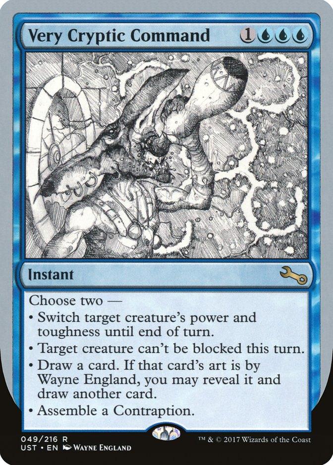 Very Cryptic Command (Black and White Art) [Unstable] - La Boîte Mystère ( The Mystery Box)