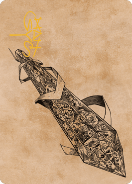 Stonespeaker Crystal Art Card (Gold-Stamped Signature) [Commander Legends: Battle for Baldur's Gate Art Series] - La Boîte Mystère ( The Mystery Box)