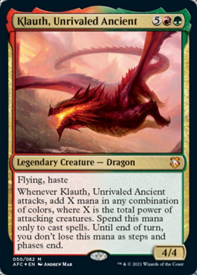 Klauth, Unrivaled Ancient [Dungeons & Dragons: Adventures in the Forgotten Realms Commander] - La Boîte Mystère ( The Mystery Box)
