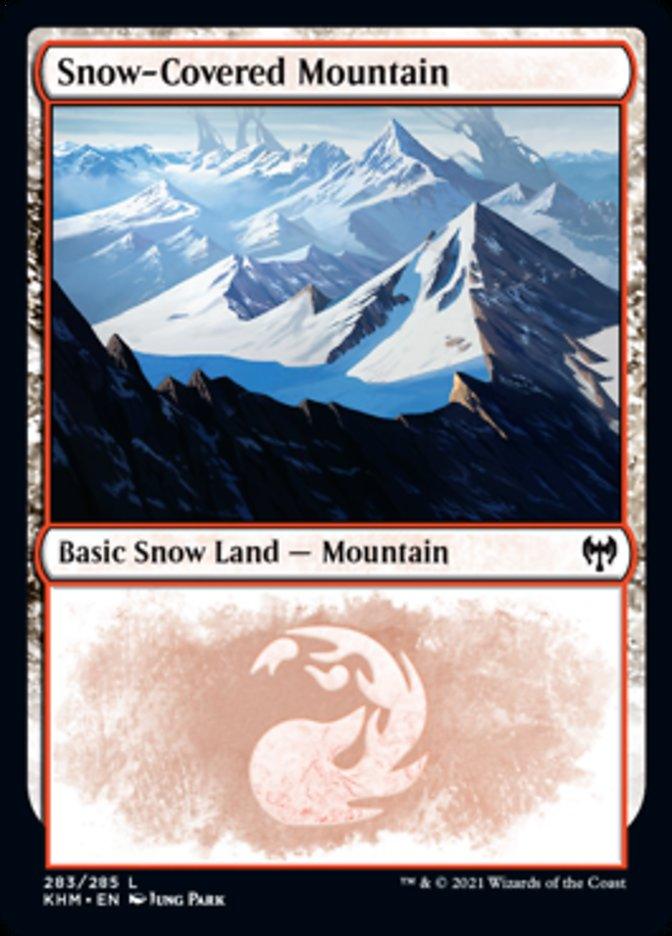 Snow-Covered Mountain (283) [Kaldheim] - La Boîte Mystère ( The Mystery Box)