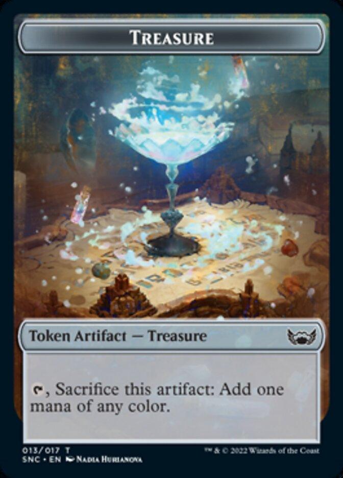 Treasure (013) // Dog Double-sided Token [Streets of New Capenna Tokens] - La Boîte Mystère ( The Mystery Box)