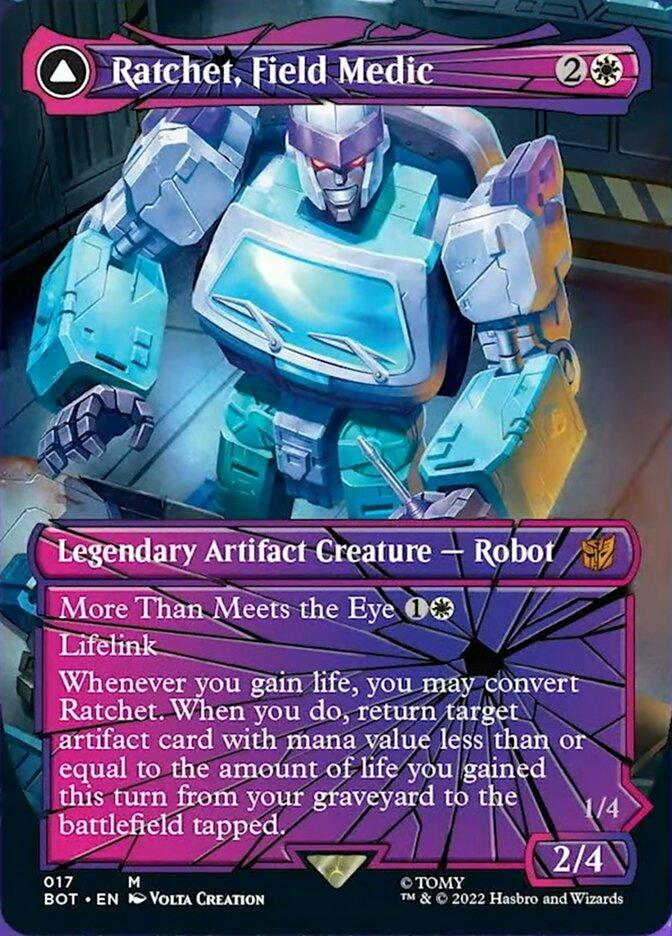 Ratchet, Field Medic // Ratchet, Rescue Racer (Shattered Glass) [Universes Beyond: Transformers] - La Boîte Mystère ( The Mystery Box)