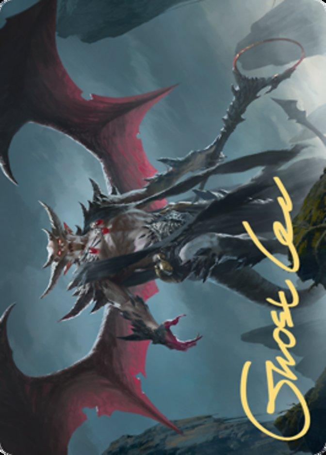 Taborax, Hope's Demise Art Card (Gold-Stamped Signature) [Zendikar Rising Art Series] - La Boîte Mystère ( The Mystery Box)