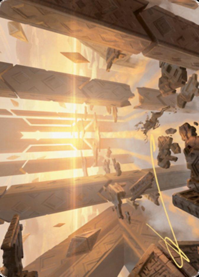 Skyclave Basilica Art Card (Gold-Stamped Signature) [Zendikar Rising Art Series] - La Boîte Mystère ( The Mystery Box)