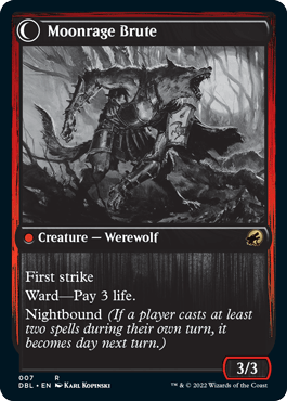 Brutal Cathar // Moonrage Brute [Innistrad: Double Feature] - La Boîte Mystère ( The Mystery Box)