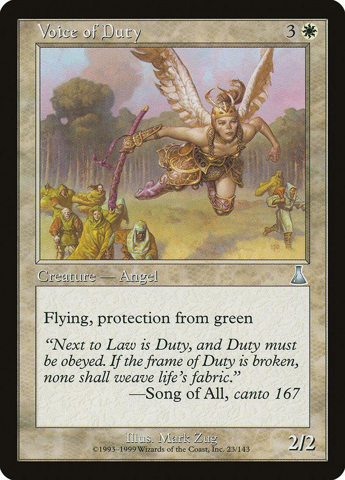 Voice of Duty [Urza's Destiny] - La Boîte Mystère ( The Mystery Box)