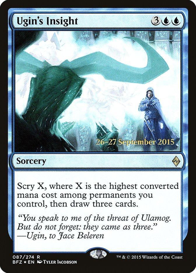 Ugin's Insight [Battle for Zendikar Prerelease Promos] - La Boîte Mystère ( The Mystery Box)