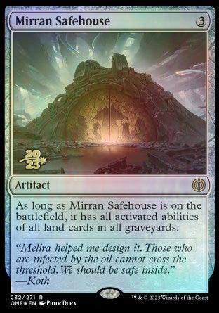 Mirran Safehouse [Phyrexia: All Will Be One Prerelease Promos] - La Boîte Mystère ( The Mystery Box)