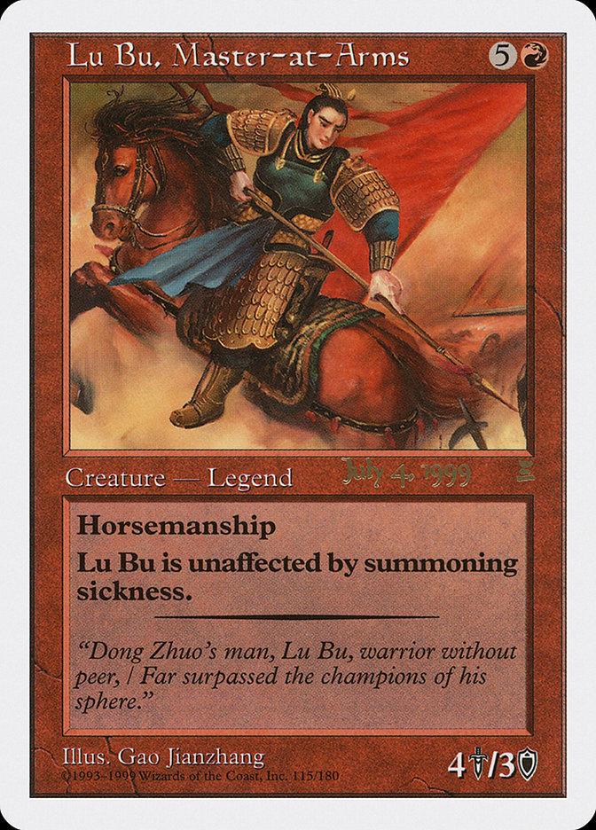 Lu Bu, Master-at-Arms (July 4, 1999) [Portal Three Kingdoms Promos] - La Boîte Mystère ( The Mystery Box)