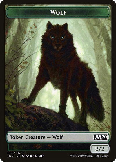Wolf Double-sided Token [Challenger Decks 2020 Tokens] - La Boîte Mystère ( The Mystery Box)