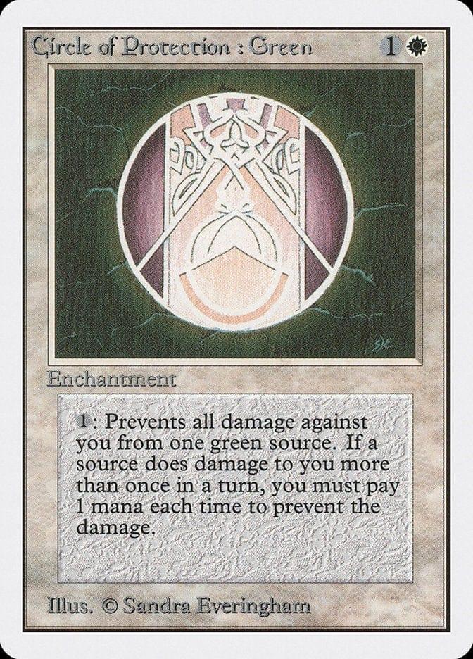 Circle of Protection: Green [Unlimited Edition] - La Boîte Mystère ( The Mystery Box)