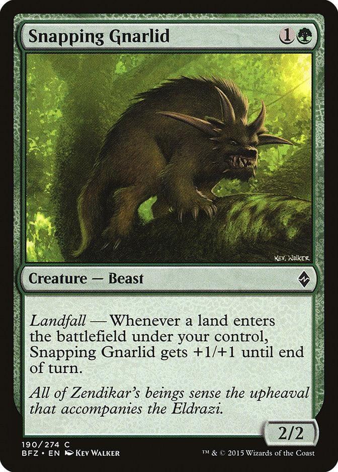 Snapping Gnarlid [Battle for Zendikar] - La Boîte Mystère ( The Mystery Box)