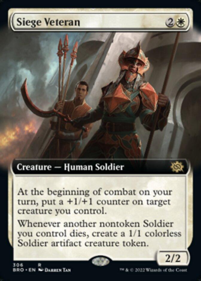 Siege Veteran (Extended Art) [The Brothers' War] - La Boîte Mystère ( The Mystery Box)