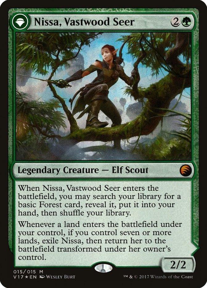Nissa, Vastwood Seer // Nissa, Sage Animist [From the Vault: Transform] - La Boîte Mystère ( The Mystery Box)