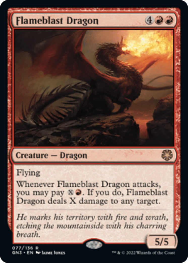 Flameblast Dragon [Game Night: Free-for-All] - La Boîte Mystère ( The Mystery Box)