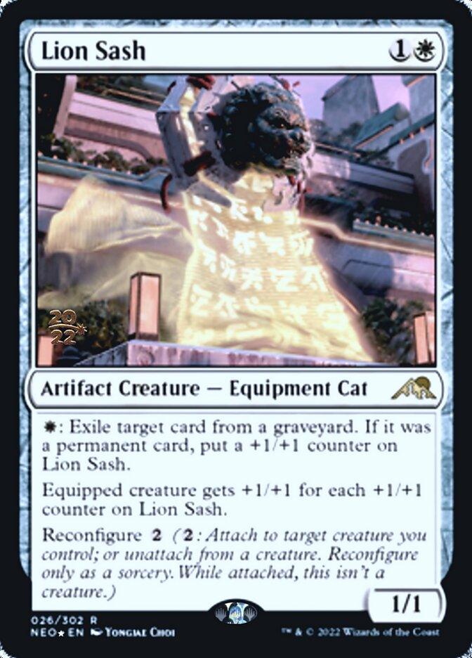 Lion Sash [Kamigawa: Neon Dynasty Prerelease Promos] - La Boîte Mystère ( The Mystery Box)