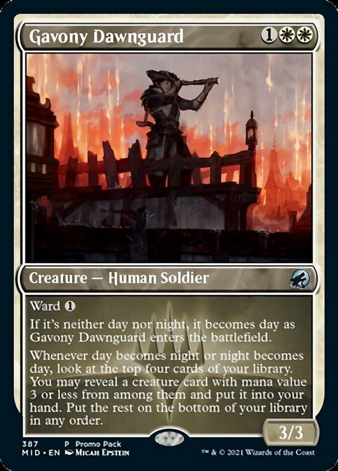 Gavony Dawnguard (Promo Pack) [Innistrad: Midnight Hunt Promos] - La Boîte Mystère ( The Mystery Box)