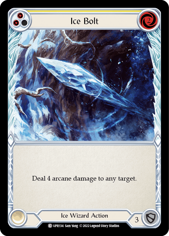 Ice Bolt (Yellow) [UPR134] (Uprising) Rainbow Foil - La Boîte Mystère ( The Mystery Box)