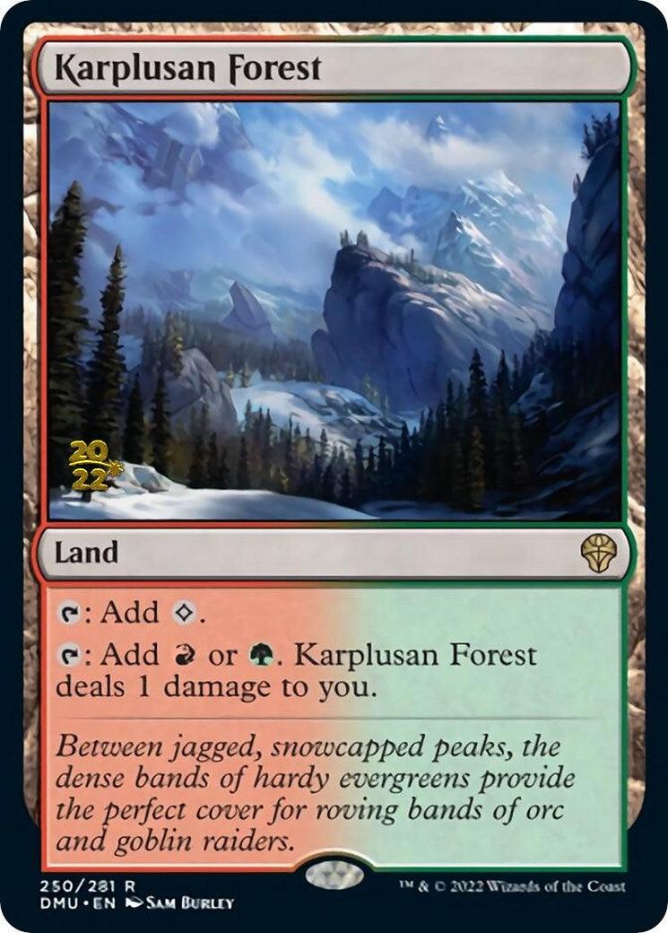 Karplusan Forest [Dominaria United Prerelease Promos] - La Boîte Mystère ( The Mystery Box)