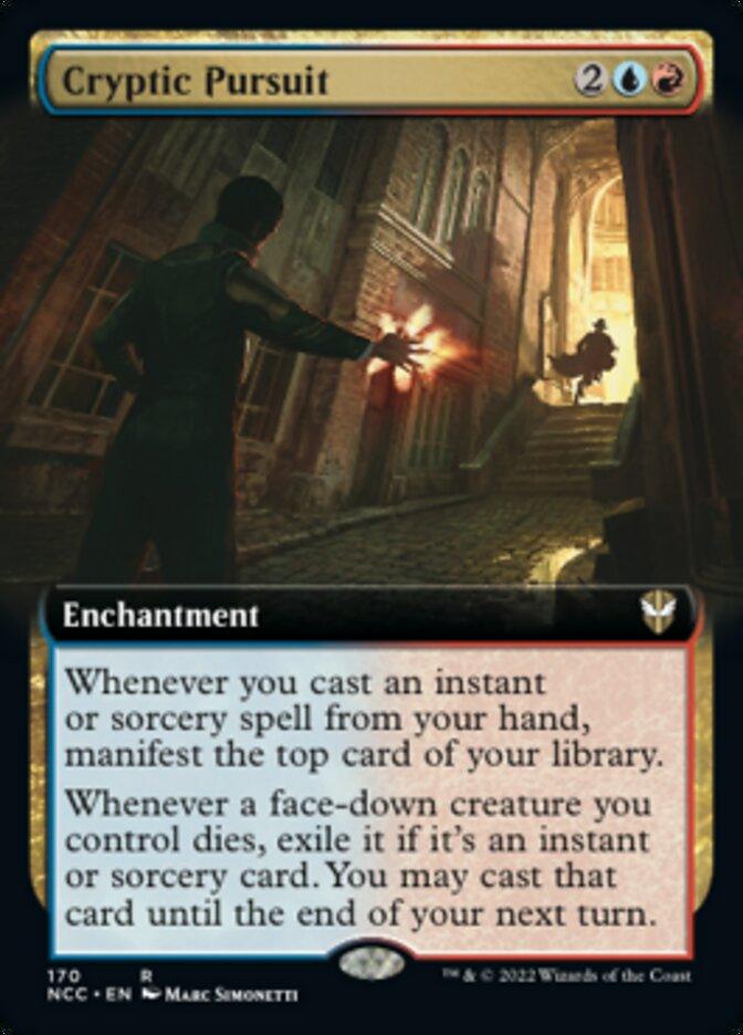 Cryptic Pursuit (Extended Art) [Streets of New Capenna Commander] - La Boîte Mystère ( The Mystery Box)