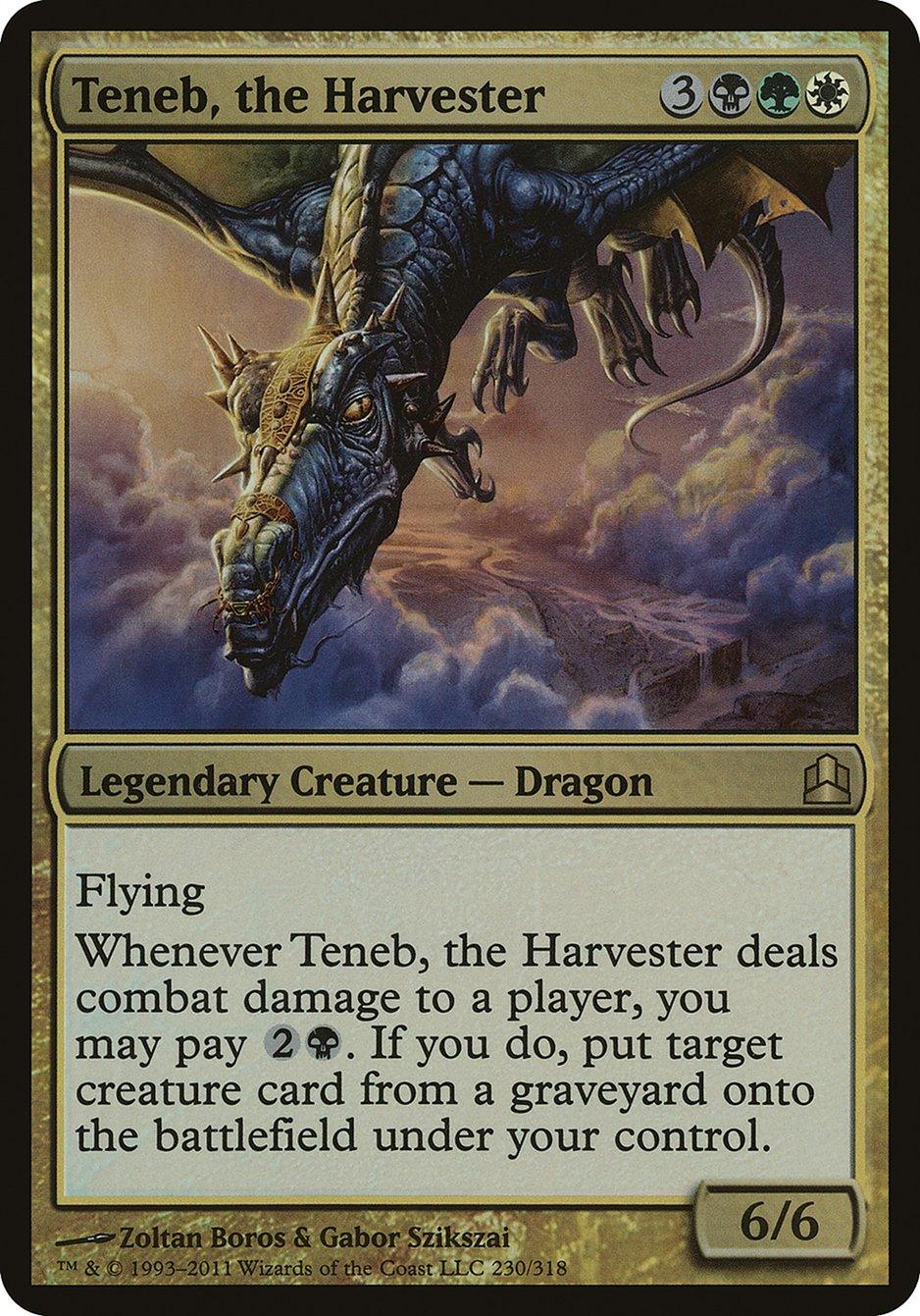 Teneb, the Harvester (Oversized) [Commander 2011 Oversized] - La Boîte Mystère ( The Mystery Box)