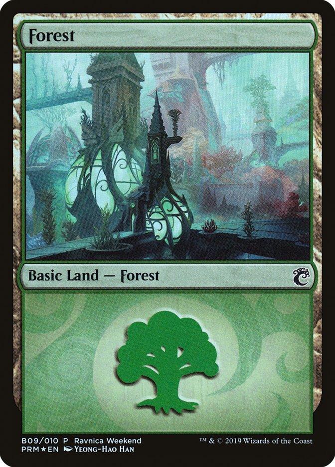 Forest (B09) [Ravnica Allegiance Guild Kit] - La Boîte Mystère ( The Mystery Box)
