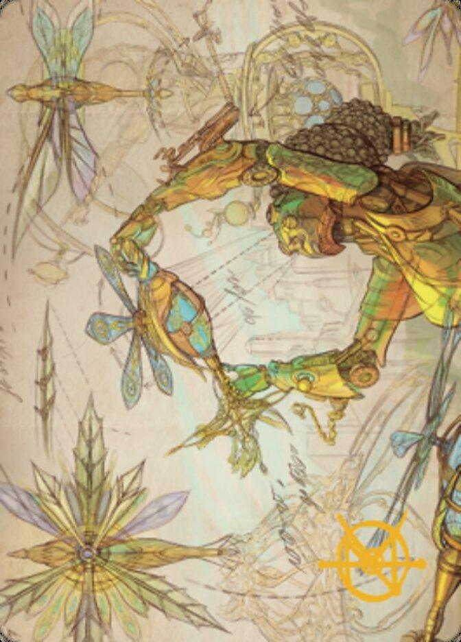 Inspiring Statuary Art Card (Gold-Stamped Signature) [The Brothers' War Art Series] - La Boîte Mystère ( The Mystery Box)