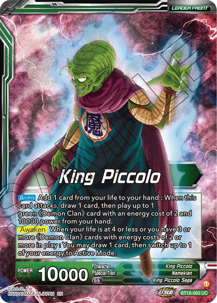 King Piccolo // King Piccolo, World Conquest Awaits (BT18-060) [Dawn of the Z-Legends Prerelease Promos] - La Boîte Mystère ( The Mystery Box)