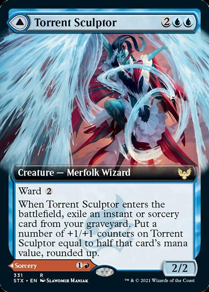 Torrent Sculptor // Flamethrower Sonata (Extended) [Strixhaven: School of Mages] - La Boîte Mystère ( The Mystery Box)