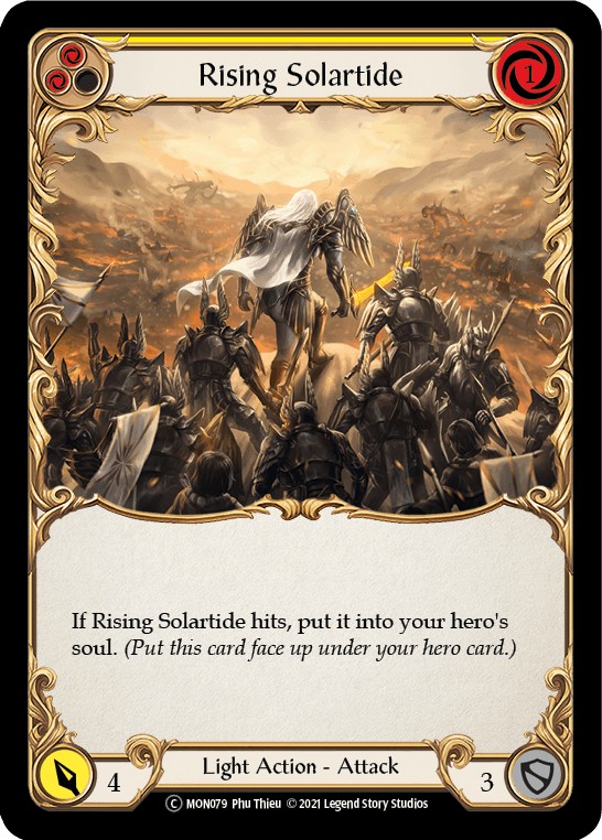 Rising Solartide (Yellow) [U-MON079] Unlimited Normal - La Boîte Mystère ( The Mystery Box)