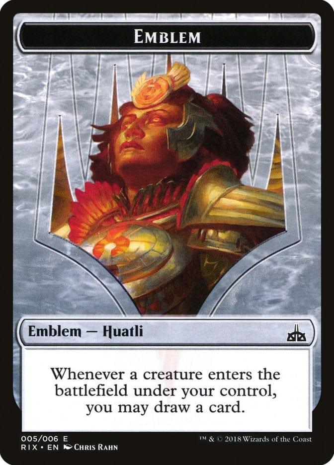 Huatli, Radiant Champion Emblem [Rivals of Ixalan Tokens] - La Boîte Mystère ( The Mystery Box)