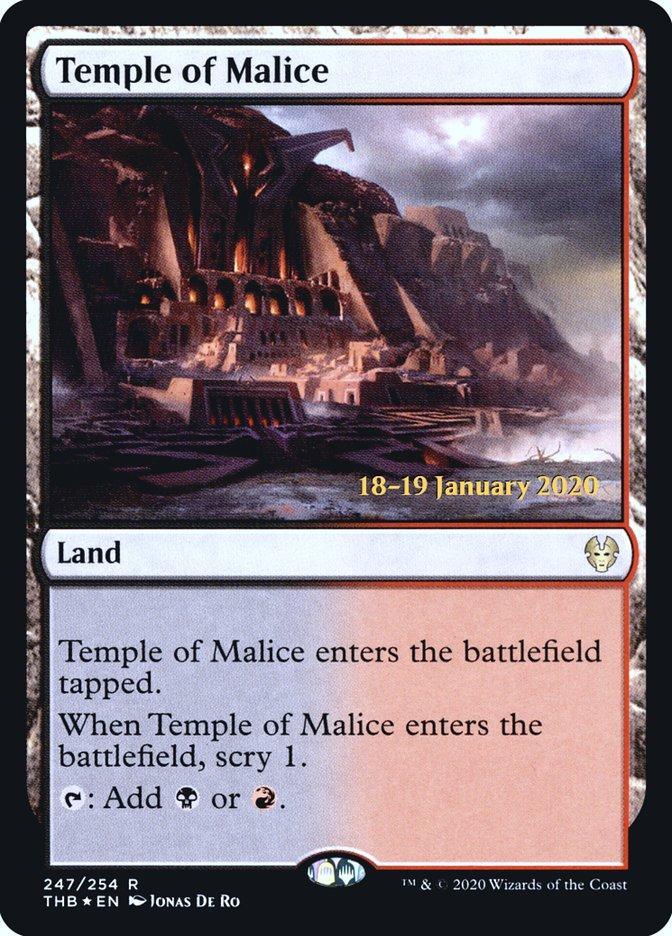Temple of Malice [Theros Beyond Death Prerelease Promos] - La Boîte Mystère ( The Mystery Box)
