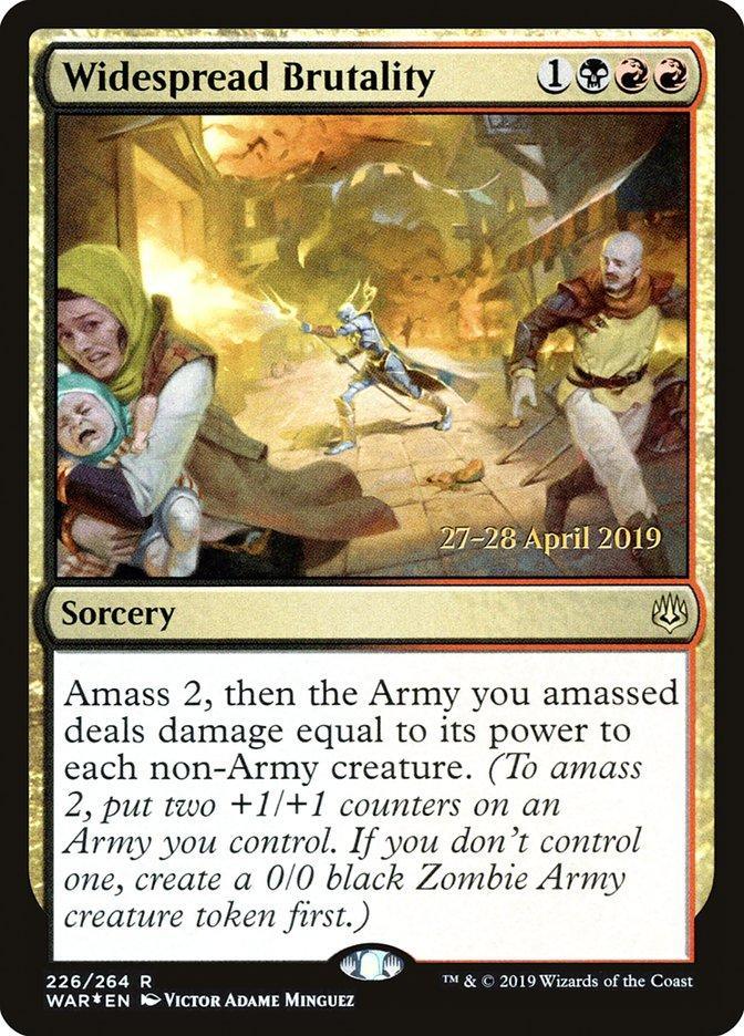 Widespread Brutality [War of the Spark Prerelease Promos] - La Boîte Mystère ( The Mystery Box)
