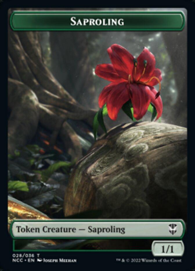 Beast // Saproling Double-sided Token [Streets of New Capenna Commander Tokens] - La Boîte Mystère ( The Mystery Box)