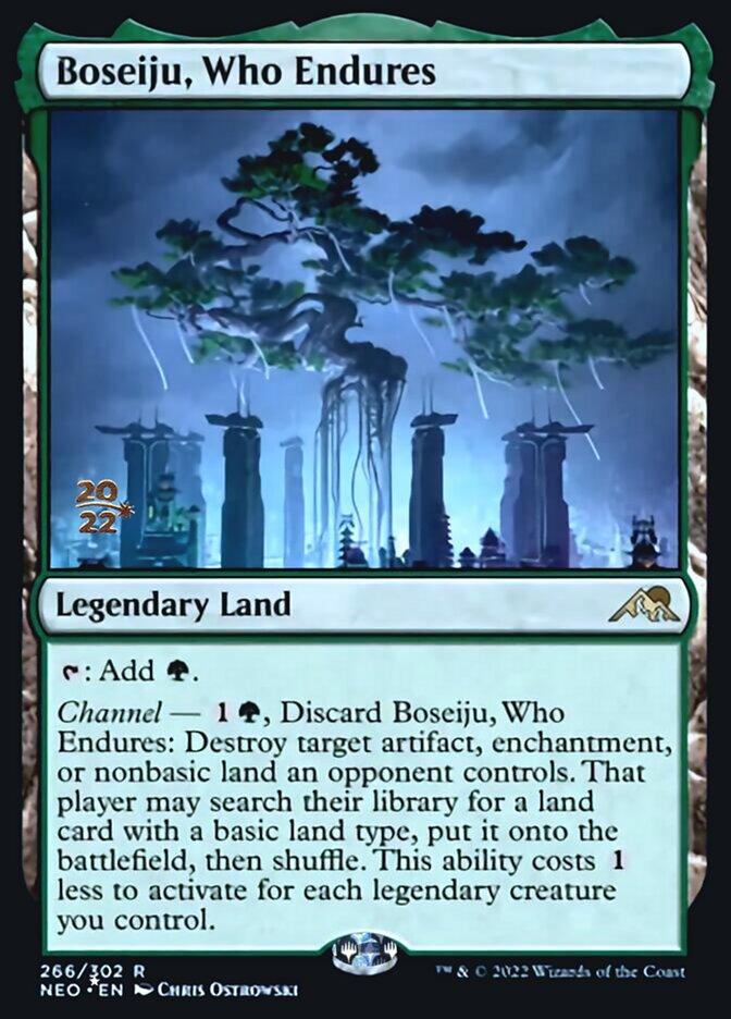 Boseiju, Who Endures [Kamigawa: Neon Dynasty Prerelease Promos] - La Boîte Mystère ( The Mystery Box)