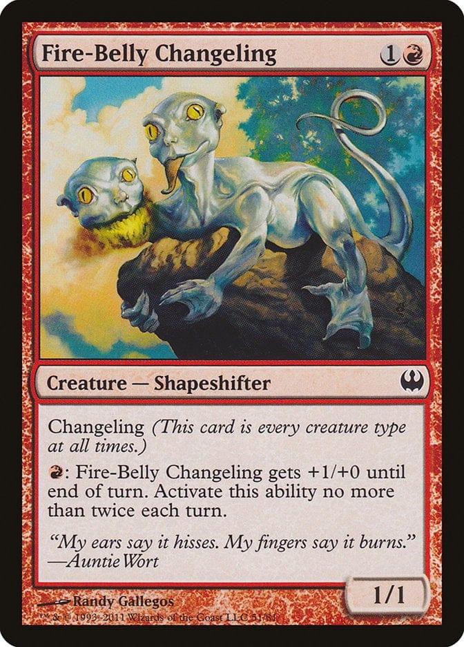 Fire-Belly Changeling [Duel Decks: Knights vs. Dragons] - La Boîte Mystère ( The Mystery Box)