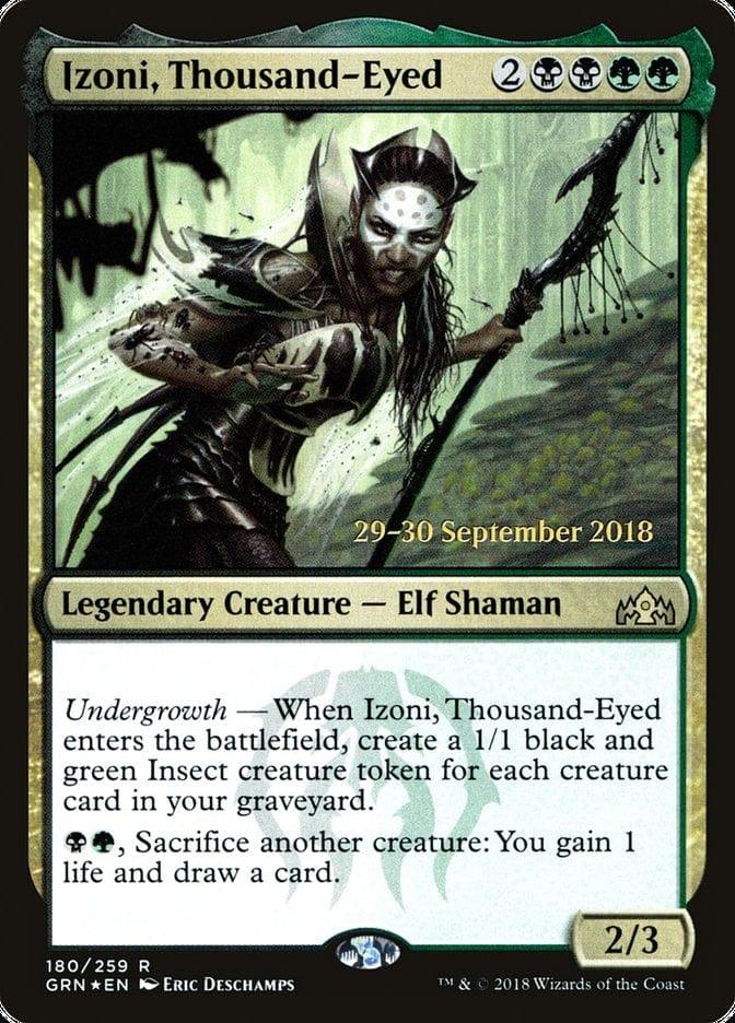 Izoni, Thousand-Eyed [Guilds of Ravnica Prerelease Promos] - La Boîte Mystère ( The Mystery Box)