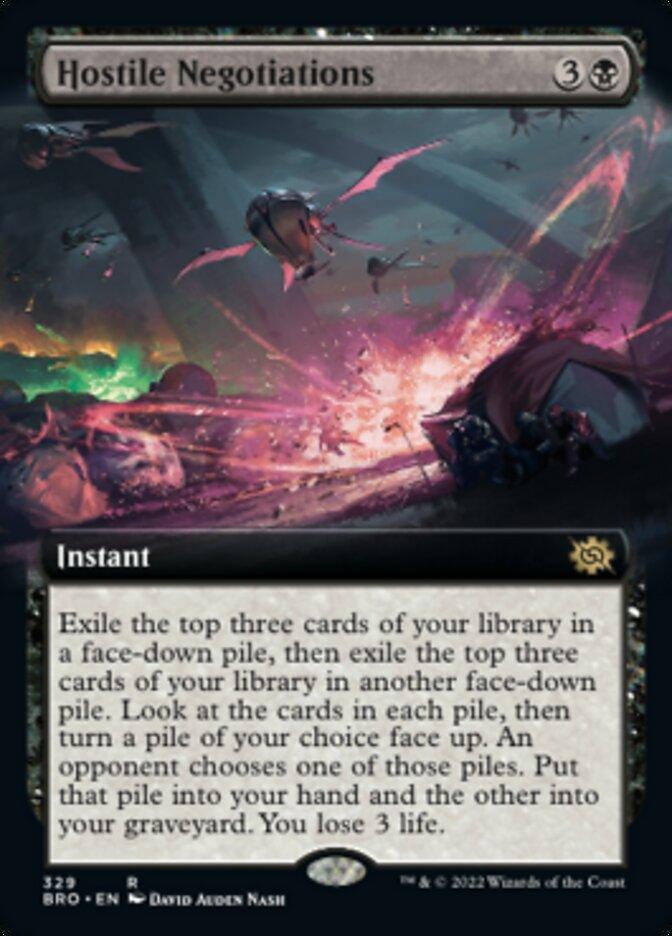 Hostile Negotiations (Extended Art) [The Brothers' War] - La Boîte Mystère ( The Mystery Box)