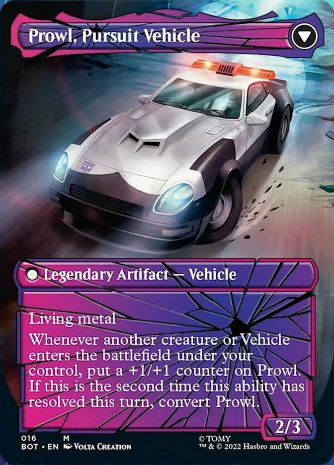 Prowl, Stoic Strategist // Prowl, Pursuit Vehicle (Shattered Glass) [Universes Beyond: Transformers] - La Boîte Mystère ( The Mystery Box)