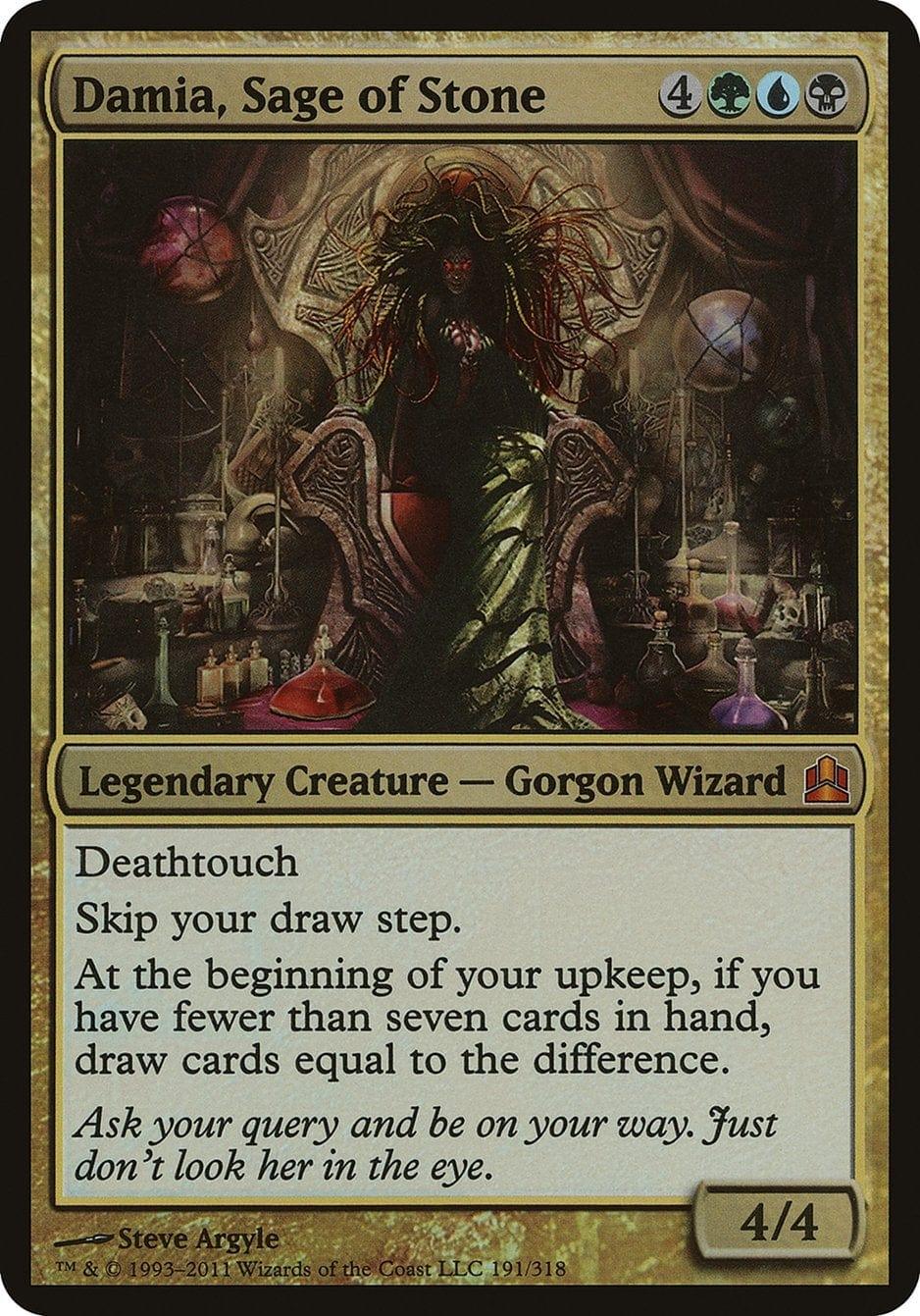 Damia, Sage of Stone (Oversized) [Commander 2011 Oversized] - La Boîte Mystère ( The Mystery Box)