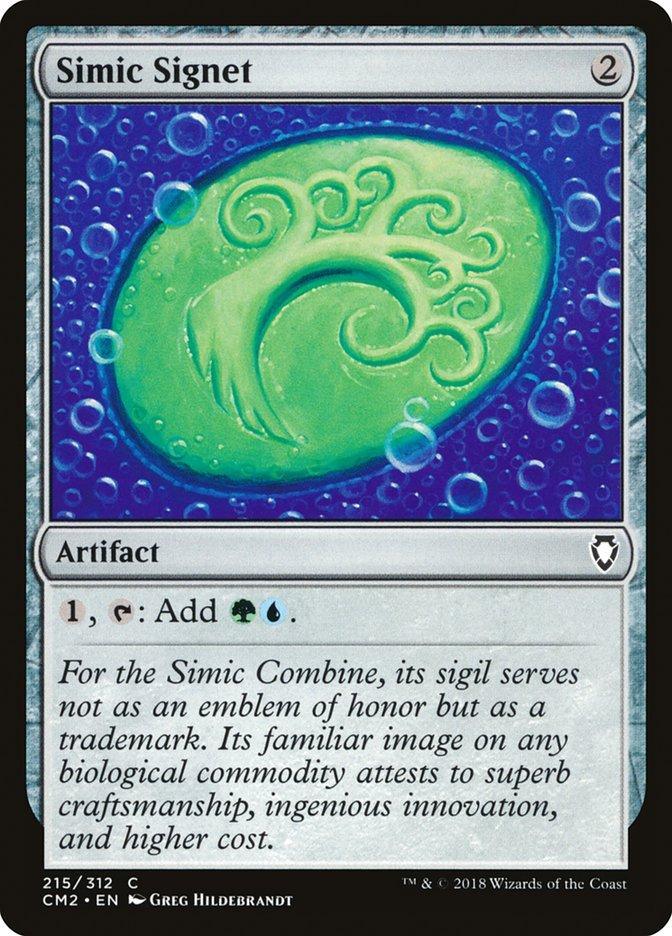 Simic Signet (215/312) [Commander Anthology Volume II] - La Boîte Mystère ( The Mystery Box)
