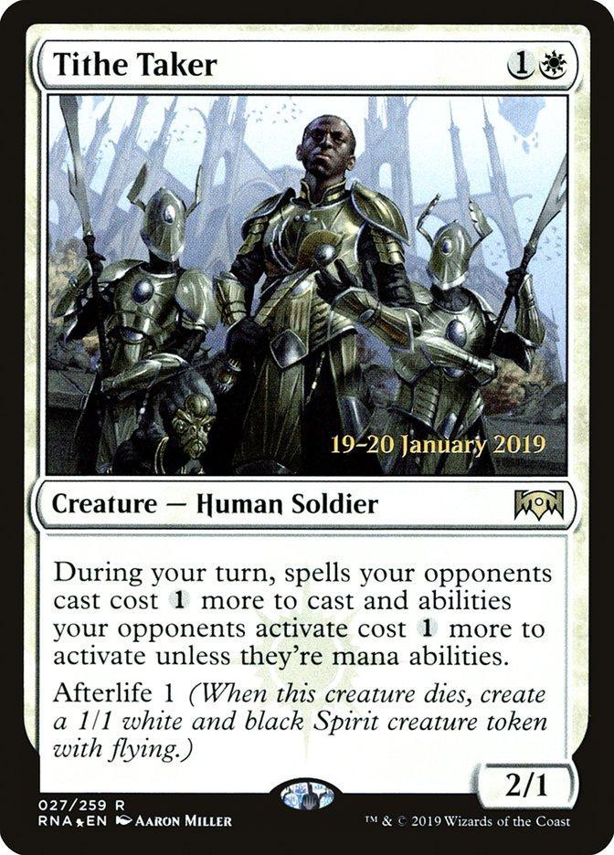 Tithe Taker [Ravnica Allegiance Prerelease Promos] - La Boîte Mystère ( The Mystery Box)