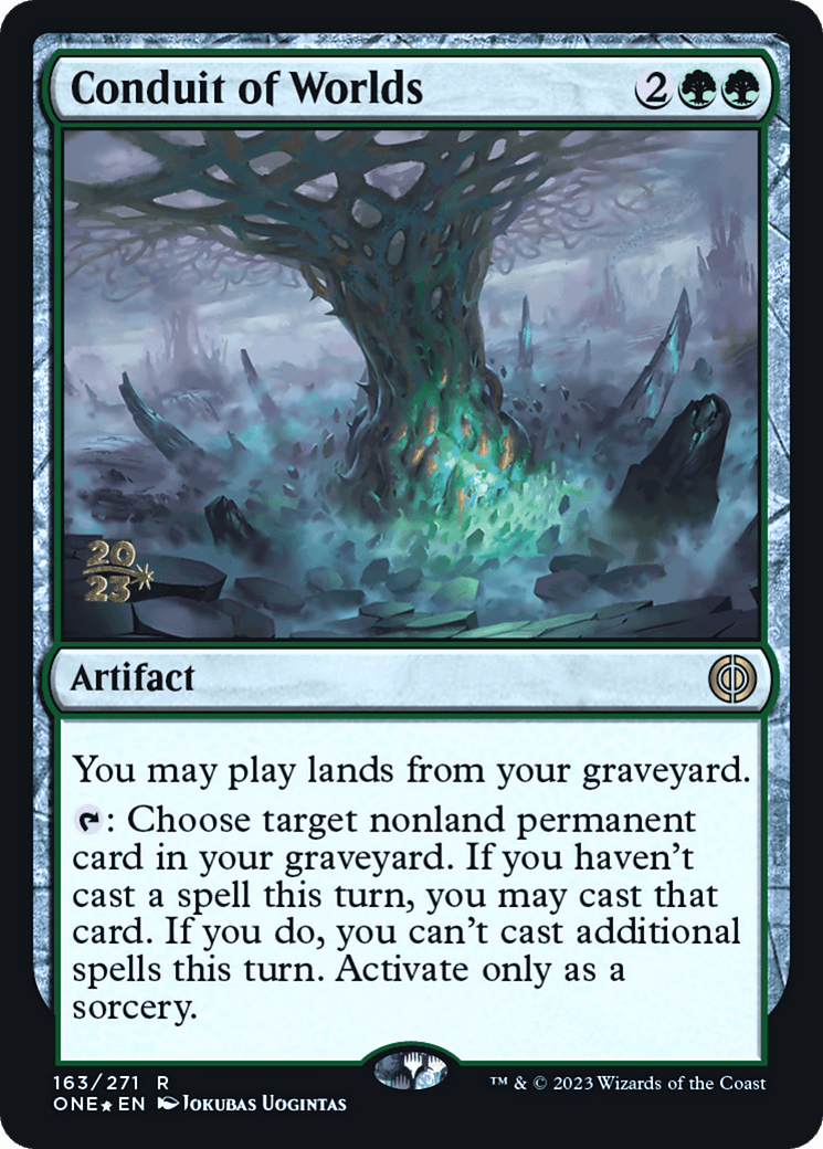 Conduit of Worlds [Phyrexia: All Will Be One Prerelease Promos] - La Boîte Mystère ( The Mystery Box)