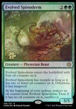 Evolved Spinoderm [Phyrexia: All Will Be One Prerelease Promos] - La Boîte Mystère ( The Mystery Box)