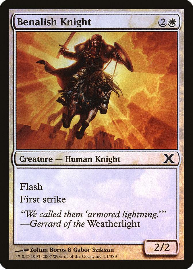 Benalish Knight (Premium Foil) [Tenth Edition] - La Boîte Mystère ( The Mystery Box)